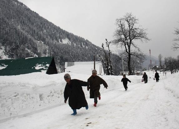 Snow in Jammu and Kashmir