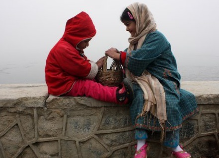 Cold in Srinagar