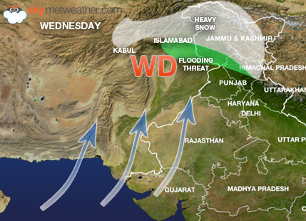 Fresh Western Disturbance brings heavy rainfall in Pakist…