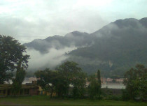 Cloudy Morning in the Mountains of Rishikesh
