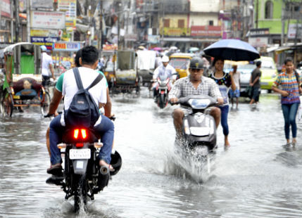 Agartala witnesses record rainfall