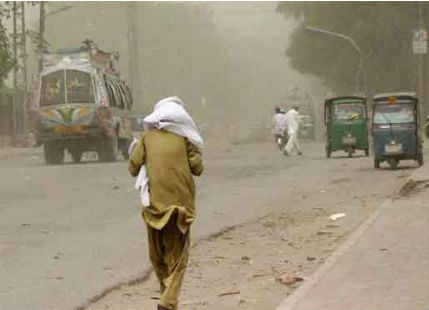 Dust Storm in Pakistan