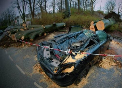 Violent Storm Niklas kills Nine in Central Europe