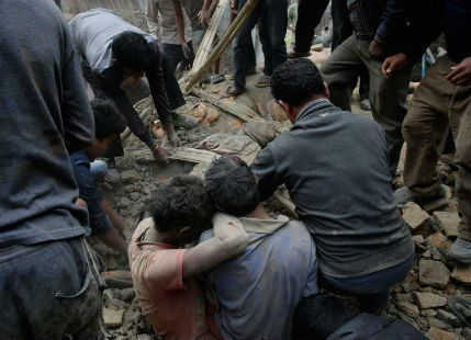 rescue operations in Nepal