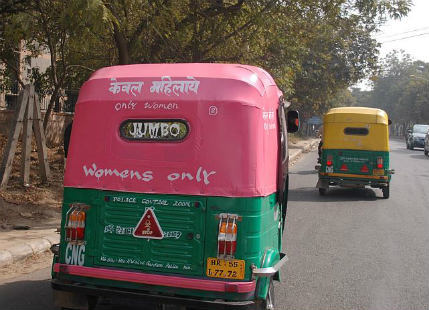 Pink Auto Now To Reach Noida