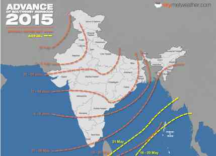Northern Limit of Monsoon 2015