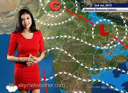 2 July, 2015 Monsoon Update: Skymet Weather