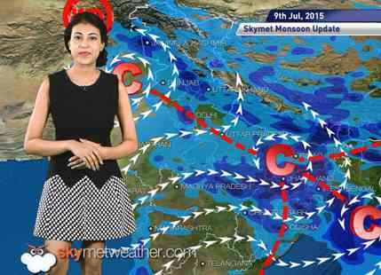 09 July, 2015 Monsoon Update: Skymet Weather