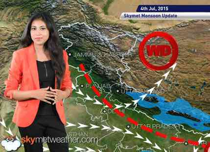4 July, 2015 Monsoon Updates - Skymet Weather