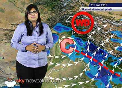 7 July, 2015 Monsoon Updates - Skymet Weather