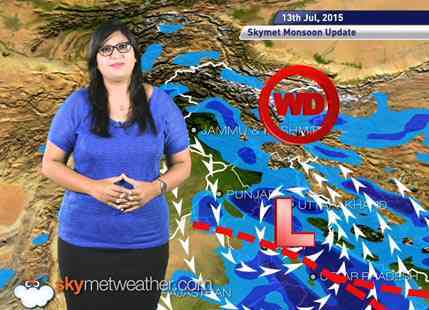 13 July, 2015 Monsoon Updates Skymet Weather
