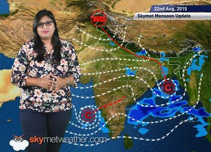 22 August, 2015 Monsoon Update: Skymet Weather