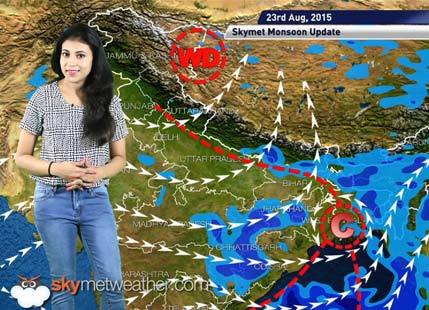 23 August, 2015 Monsoon Updates - Skymet Weather