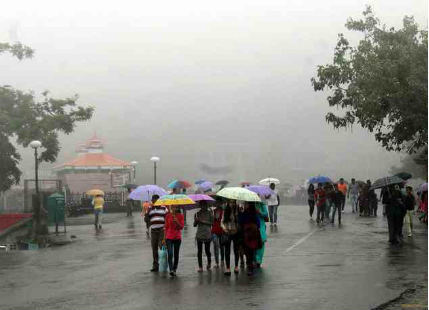 Rain in Dharamsala