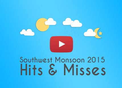 Hits and misses of Monsoon 2015