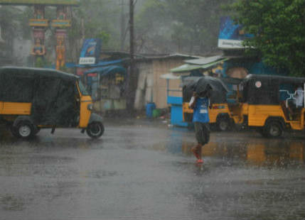 Monsoon rains