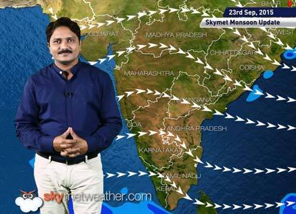 National Weather Video Report For 23-09-2015
