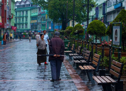 Rain in Gangtok