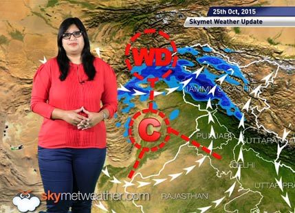 Weather Forecast for October 25, 2015 Skymet Weather