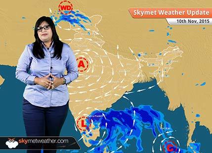 [Hindi] Weather Forecast for November 10, 2015: Skymet Weather