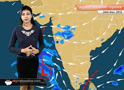 Weather Forecast for November 24: Heavy Rainfall in Tamil Nadu and Chennai