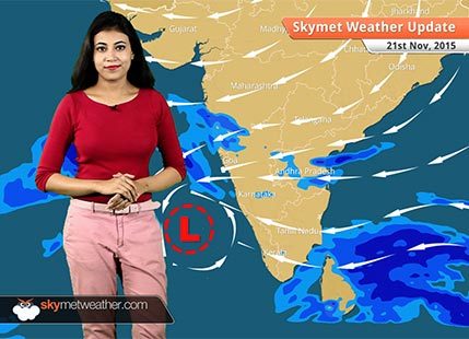 Weather Forecast for November 21: Rainfall in Chennai gains strength