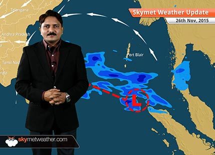 [Hindi] National Weather Video Report For 26-11-2015