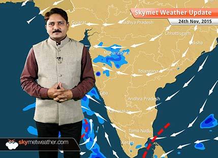 [Hindi] Weather Forecast for November 24, 2015: Skymet Weather