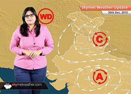 Weather Forecast for December 30: Warm and pleasant weather over Northwestern plains