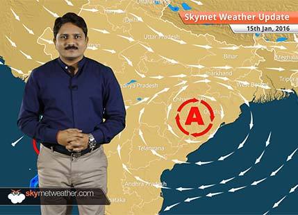 Weather Forecast for January 15: Light rainfall activity is likely over hills of north India