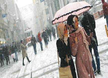 heavy snowfall and cold weather in turkey skymet weather services
