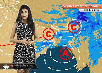 Weather Forecast for February 24: Pleasant weather in Delhi, rain in West Bengal, Odisha, Jharkhand