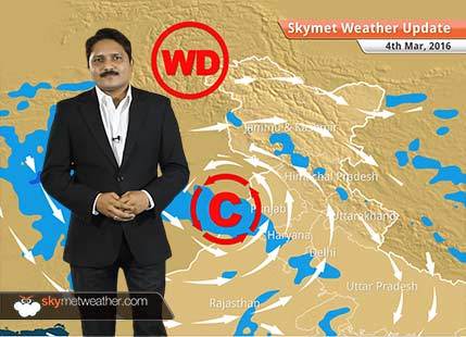Weather Forecast for March 04: Rain belt will shift to north India