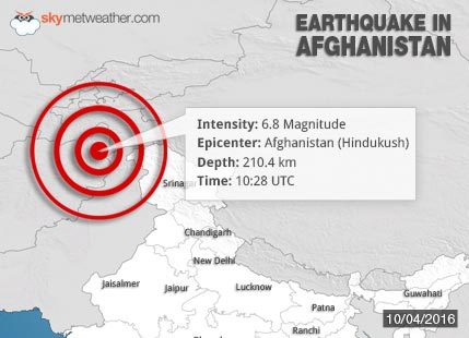 Massive Earthquake jolts Afghanistan, strong tremors felt in North India