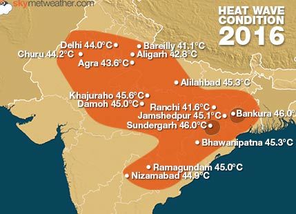 Intense heatwave continues to make life miserable in most parts of India