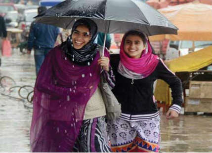 Rains in Kashmir