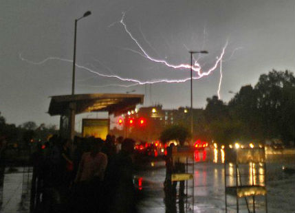 Thunderstorm in Delhi
