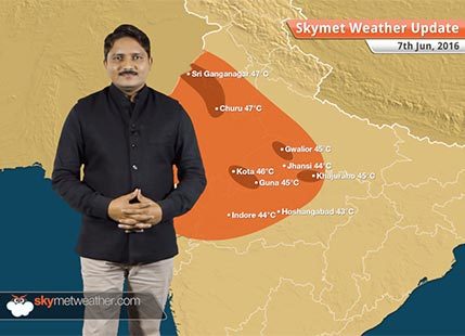 Weather Forecast for June 7: Heatwave in Rajasthan, Gujarat; Rain in South India