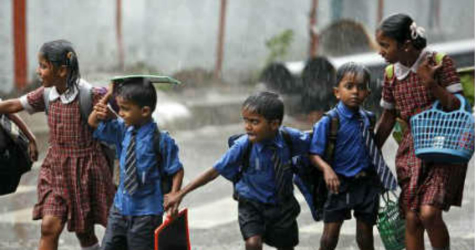 Rain in Andhra Pradesh kids
