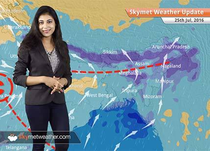 Weather Forecast for July 25: No relief from flooding rains in Uttarakhand and Assam