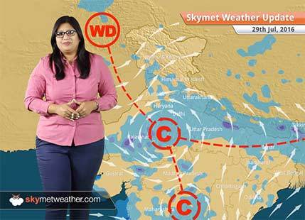 Weather Forecast for July 29: Monsoon rain in Delhi, Chennai, MP, UP, Rajasthan