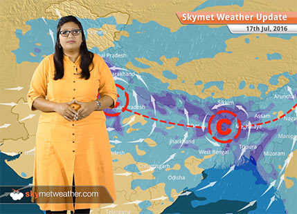 Weather Forecast for July 17: Heavy Monsoon rains in Uttar Pradesh, Bihar, Delhi, Northeast