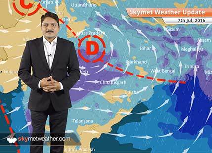 Weather Forecast for July 7: Heavy Monsoon rain in Madhya Pradesh, Uttar Pradesh, Vidarbha