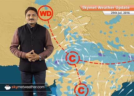 Weather Forecast for July 29: Rains to continue over Delhi, MP, Rajasthan, Haryana, UP