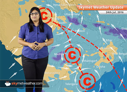 Weather Forecast for July 24: Monsoon rains in MP, Delhi, Punjab, Kerala, Karnataka