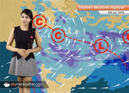 Weather Forecast for July 4: Monsoon rain in Delhi, Mumbai, Goa, Uttarakhand