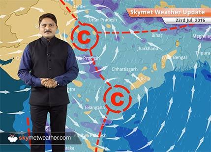 Weather Forecast for July 23: Good rains in Delhi, UP, Bihar, MP, Rajasthan, Northeast