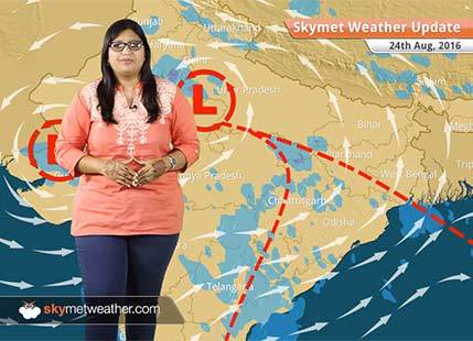 Weather Forecast for Aug 24: Monsoon rains in Rajasthan, MP, Light rain in Delhi, Chennai