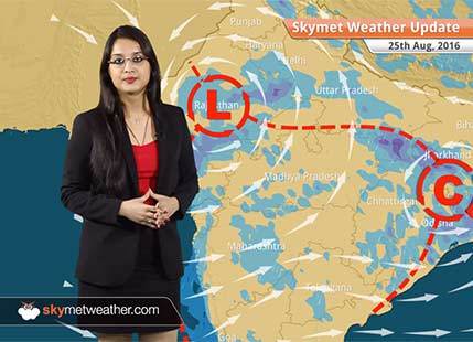 Weather Forecast for Aug 25: Good rains in Rajasthan, MP; light rain in Delhi, Mumbai