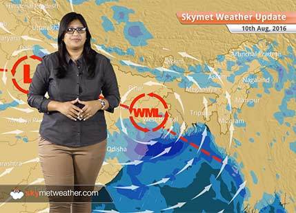 Weather Forecast for Aug 10: Heavy Monsoon rains in Rajasthan, MP, West Bengal, light rain in Delhi